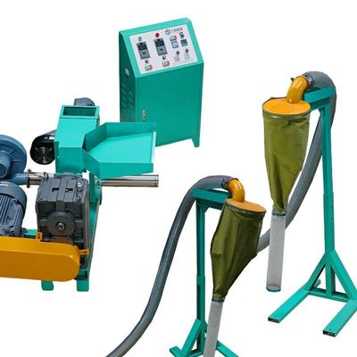 PVC Hdpe পুনর্ব্যবহারযোগ্য Pelletizing জন্য এক্সট্রুড প্লাস্টিক agglomerator মেশিন